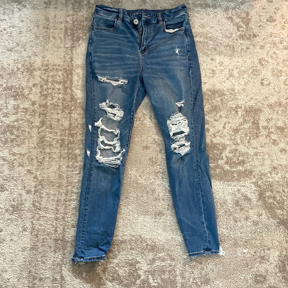 American eagle curvy high rise jegging 1.